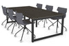 Quadro Loop Legs Modern Boardroom Table [2400L x 1200W] - Thumbnail 7 