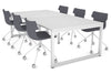 Quadro Loop Legs Modern Boardroom Table [2400L x 1200W] - Thumbnail 10 