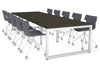 Quadro Loop Legs Modern Boardroom Table [3600L x 1200W] - Thumbnail 14 