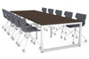 Quadro Loop Legs Modern Boardroom Table [3600L x 1200W] - Thumbnail 8 
