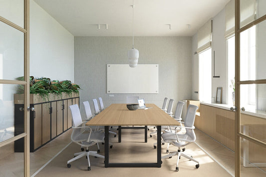 Quadro Loop Legs Modern Boardroom Table - Rounded Corners [3200L x 1100W] Jasonl 
