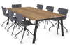 Quadro A Legs Modern Boardroom Table [2400L x 1200W] - Thumbnail 14 