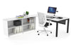 Quadro Square Executive Setting - Black Frame [1800L x 800W with Cable Scallop] - Thumbnail 8 