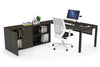 Quadro Square Executive Setting - Black Frame [1800L x 800W with Cable Scallop] - Thumbnail 46 