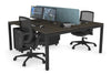 Quadro Square Legs 2 Person Office Workstation [1200L x 800W with Cable Scallop] - Thumbnail 59 