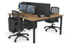 Quadro Square Legs 2 Person Office Workstation [1400L x 700W] - Thumbnail 72 