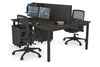 Quadro Square Legs 2 Person Office Workstation [1400L x 700W] - Thumbnail 82 