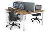 Quadro Square Legs 2 Person Office Workstation [1400L x 700W] - Thumbnail 30 
