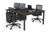 Quadro Square Legs 2 Person Office Workstation [1400L x 700W] - Thumbnail 73 