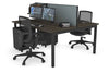 Quadro Square Legs 2 Person Office Workstation [1400L x 700W] - Thumbnail 81 