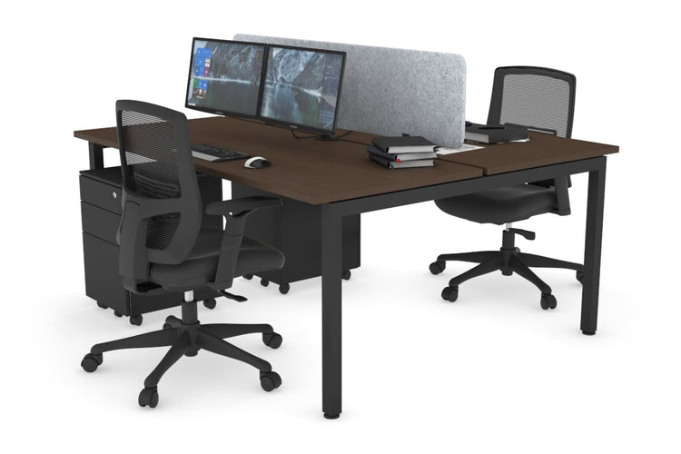 Quadro Square Leg 2 Person Office Workstations [1800L x 700W] Jasonl 