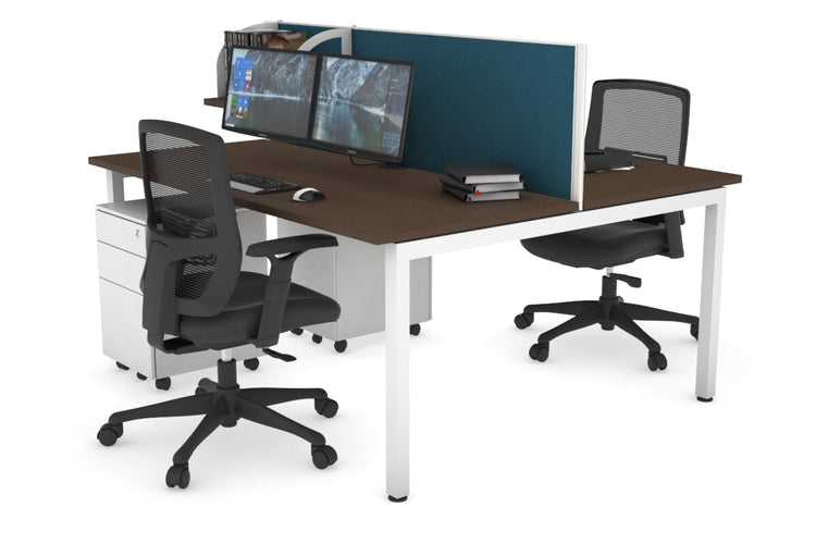 Quadro Square Leg 2 Person Office Workstations [1800L x 700W] Jasonl 