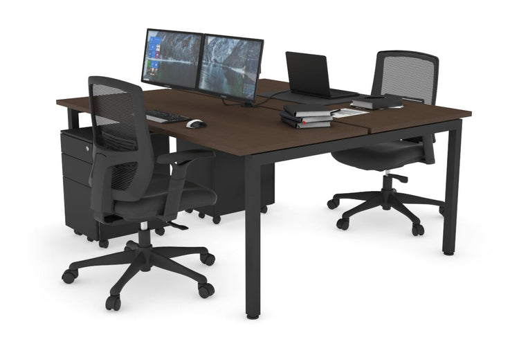 Quadro Square Leg 2 Person Office Workstations [1800L x 700W] Jasonl 