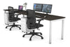 Quadro Square Legs 2 Person Run Office Workstation [1400L x 700W] - Thumbnail 6 