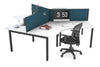 Quadro Square Legs 3 Person 120 Degree Office Workstation - Thumbnail 14 