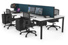 Quadro Square Legs 4 Person Office Workstation [1800L x 700W] - Thumbnail 51 