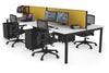 Quadro Square Legs 4 Person Office Workstation [1800L x 700W] - Thumbnail 49 