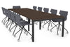 Quadro Square Legs Modern Boardroom Table [3600L x 1200W] - Thumbnail 13 