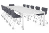 Quadro Square Legs Modern Boardroom Table [3600L x 1200W] - Thumbnail 3 