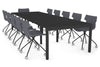 Quadro Square Legs Modern Boardroom Table [3600L x 1200W] - Thumbnail 14 