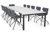 Quadro Square Legs Modern Boardroom Table [3600L x 1200W] - Thumbnail 10 