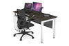 Quadro Square Legs Office Desk [1200L x 700W] - Thumbnail 20 