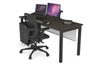 Quadro Square Legs Office Desk [1400L x 800W with Cable Scallop] - Thumbnail 44 