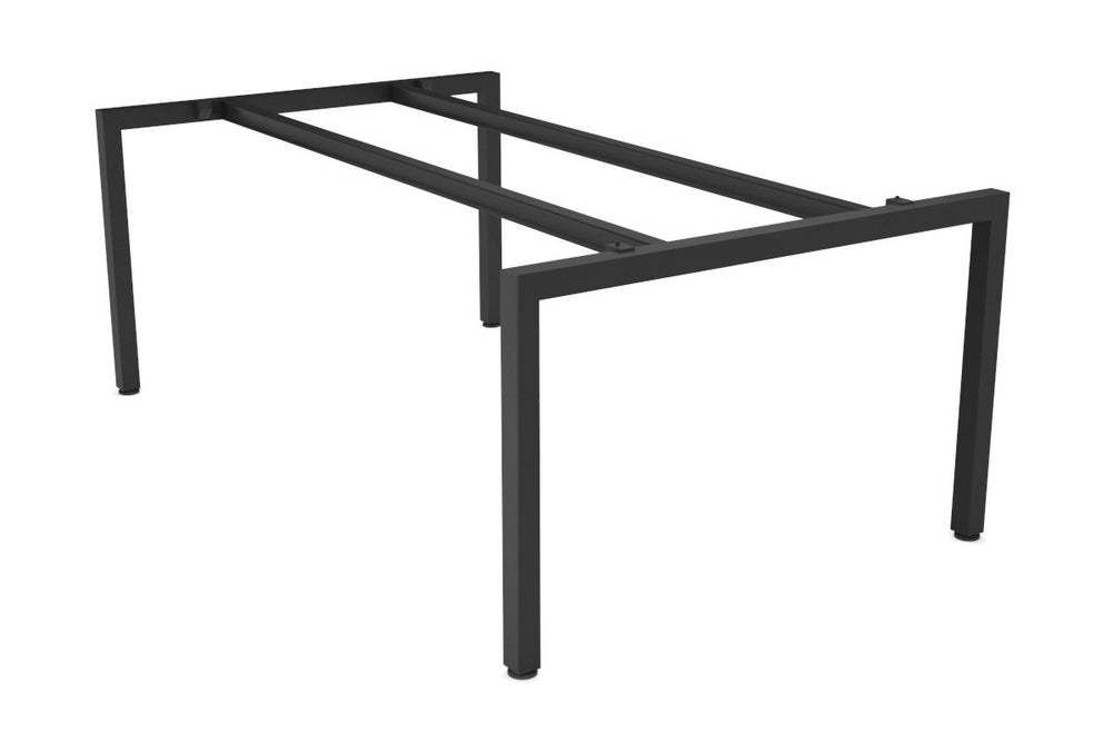 Quadro Square Legs Table Frame [Black]-3600 x 1200  