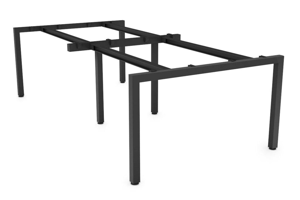 Quadro Square Legs Table Frame [Black]-3600 x 1200  