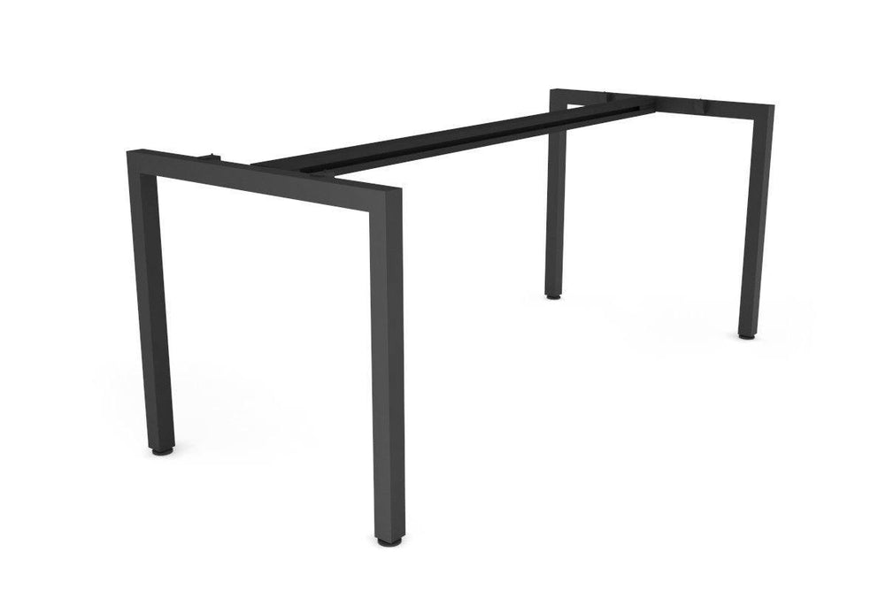 Quadro Square Legs Table Frame [Black]-1400 x 800  