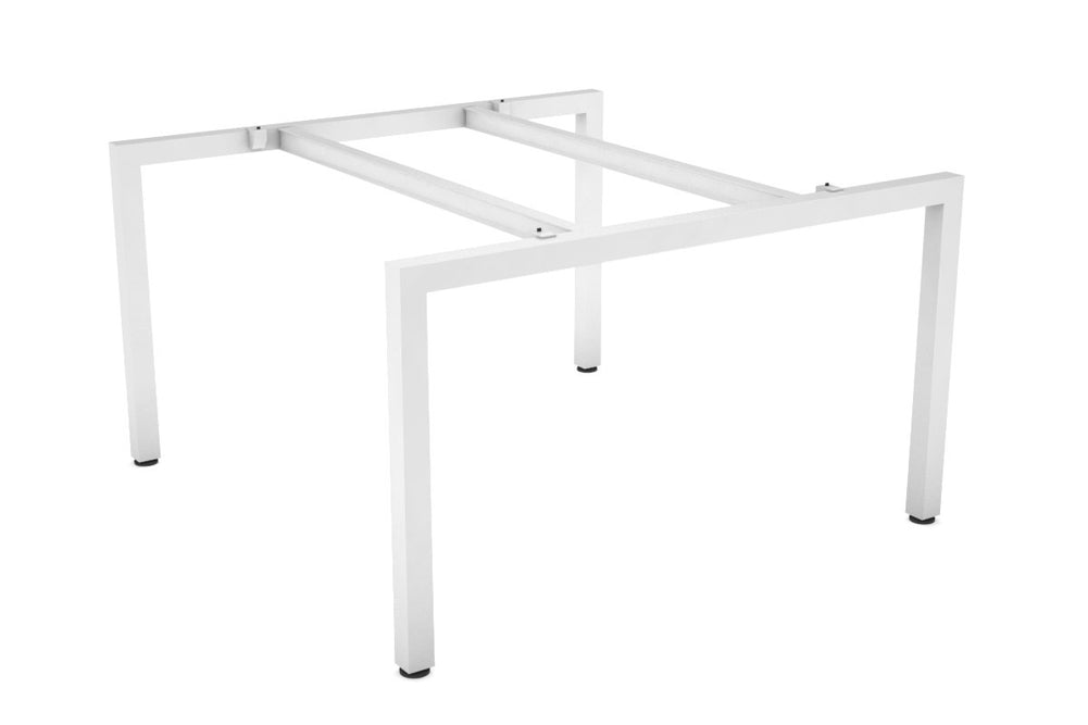 Quadro Square Legs Table Frame [White]-1200 x 1200  