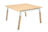 Quadro Wood A Legs Cross Beam Table Frame [White Cross Beam] - Thumbnail 5 