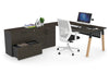 Quadro A Legs Executive Setting - Wood Legs Black Cross Beam [1800L x 700W] - Thumbnail 43 