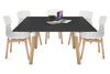 Quadro Wood Legs Square Table [1200L x 1200W] - Thumbnail 5 