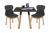 Quadro Wood Legs Square Table [700L x 700W] - Thumbnail 9 