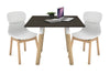 Quadro Wood Legs Square Table [800L x 800W] - Thumbnail 5 