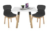 Quadro Wood Legs Square Table [800L x 800W] - Thumbnail 6 