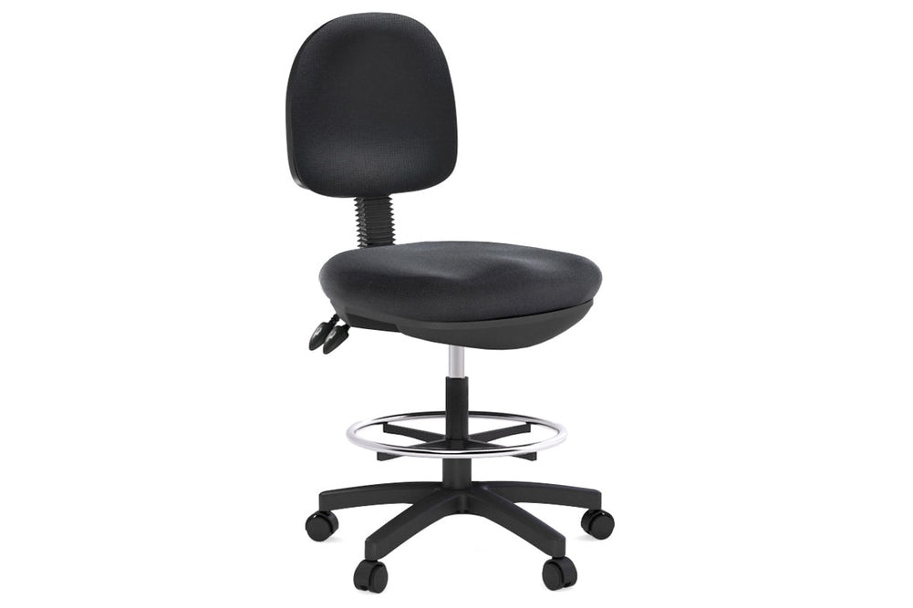 Raven Drafting Chair-black  