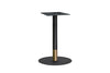 Rivoli Cafe Table Round Base Black/Rose Gold - Black Disc [600 mm] - Thumbnail 2 