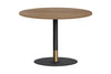 Rivoli Cafe Table Round Base Black/Rose Gold - Black Disc [800 mm] - Thumbnail 7 