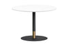 Rivoli Cafe Table Round Base Black/Rose Gold - Black Disc [800 mm] - Thumbnail 3 