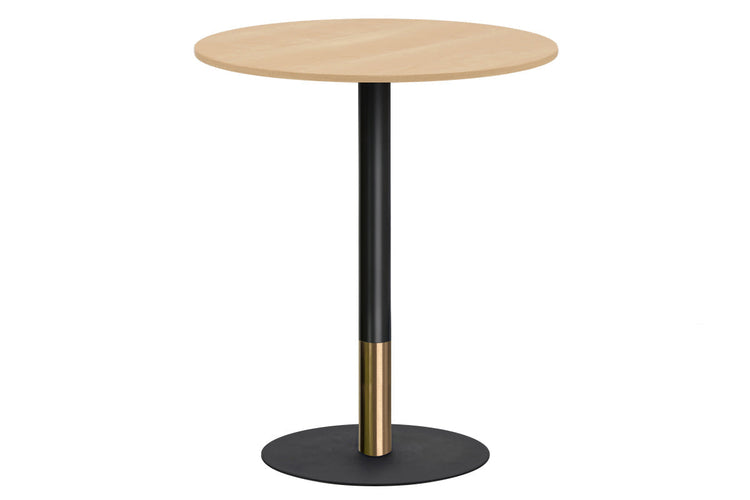 Rivoli Tall Bar Table Round Base Black/Rose Gold - Black Disc [700 mm] Jasonl 