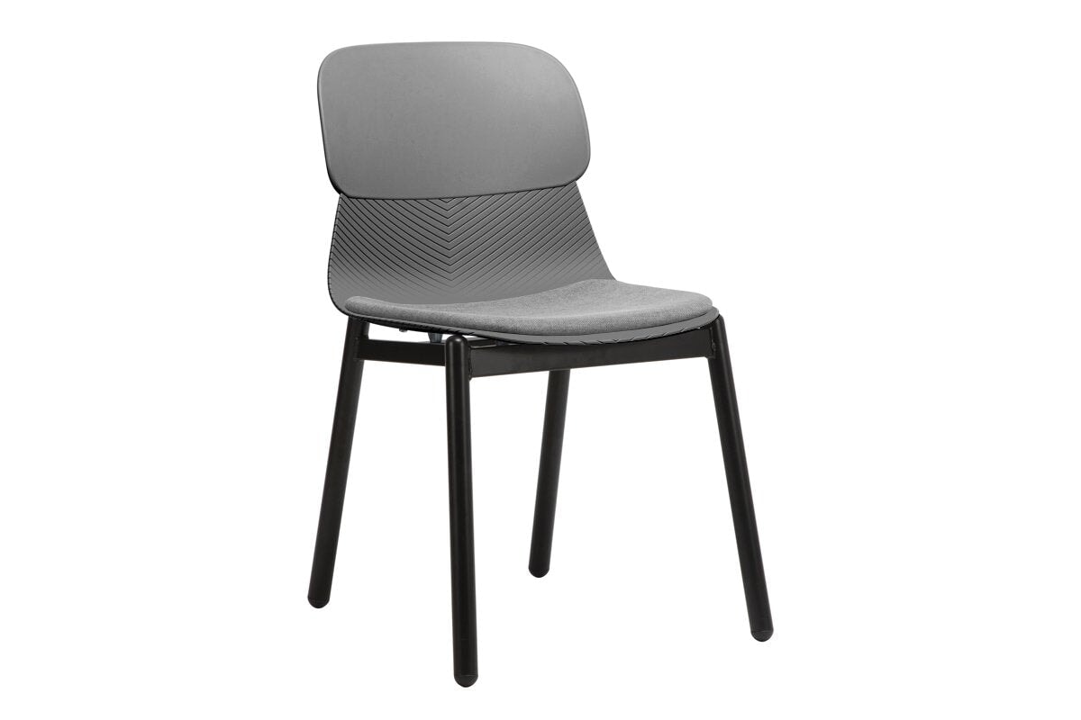 Sammy Chair - 4 Leg Jasonl grey with pad 