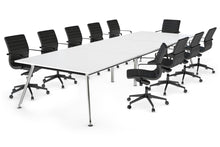  - San Fran - Executive Boardroom Table Rectangle Chrome Legs [3600L x 1200W] - 1