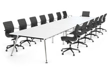  - San Fran - Executive Boardroom Table Rectangle Chrome Legs [4800L x 1200W] - 1