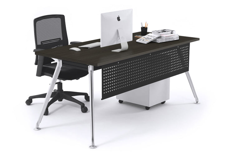 San Fran - Executive Office Desk Chrome Leg [1400L x 700W] Jasonl 