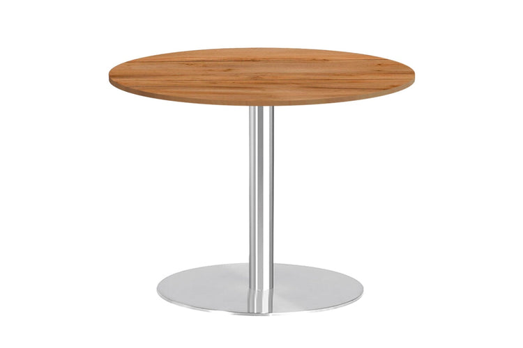 Sapphire Round Cafe Table Disc Base - Stainless Steel [600 MM] Jasonl boston 