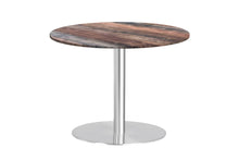  - Sapphire Disc Base Round Cafe Table - Stainless Steel Frame [600 MM] - 1