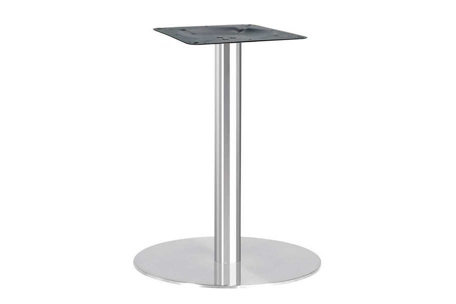 Environmental image of Sapphire Disc Base Round Cafe Table - Stainless Steel Frame [700 MM]