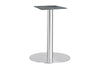 Sapphire Disc Base Round Cafe Table - Stainless Steel Frame [700 MM] - Thumbnail 2 